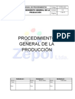 P-PRO-001 Procedimiento General de La Producción