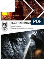 Clasificacion Minera Documento