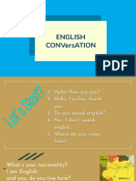 ENGLISH CONVersATION
