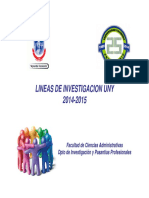 Lineas de Investigacion Uny - Facad