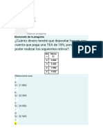 Autoevaluación N°2 Matematica Financiera