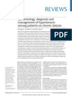 Reviews: Epidemiology, Diagnosis and Management of Hypertension Among Patients On Chronic Dialysis