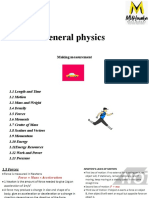 General Physics: Making Measurement