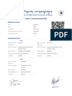 Covid-19 Vaccination Certificate