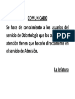 Comunicado