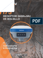 Receptor Gnss+Imu de Bolsillo: Topografía & Ingeniería