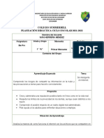 Planeación Be Pro I Del 13 Al 17 de Septiembre de 2021