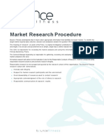 Assesment 2 Supplementary Task 1 Market Research Policy and Procedure v1.0