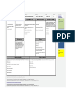 Plantilla Modelo Canvas Excel