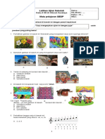 Soal Liburan Lat. US SBDP Kelas 6 2022