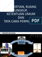 Pengertian, Ruang Lingkup, Ketentuan Umum Dan Tata Cara Perpajakan