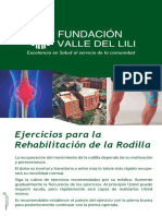 PDF Folleto Ejercicios Rehabilitacion de La Rodilla 1