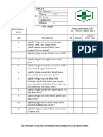 Daftar Tilik Identifikasi Dan Penanganan Keluhan