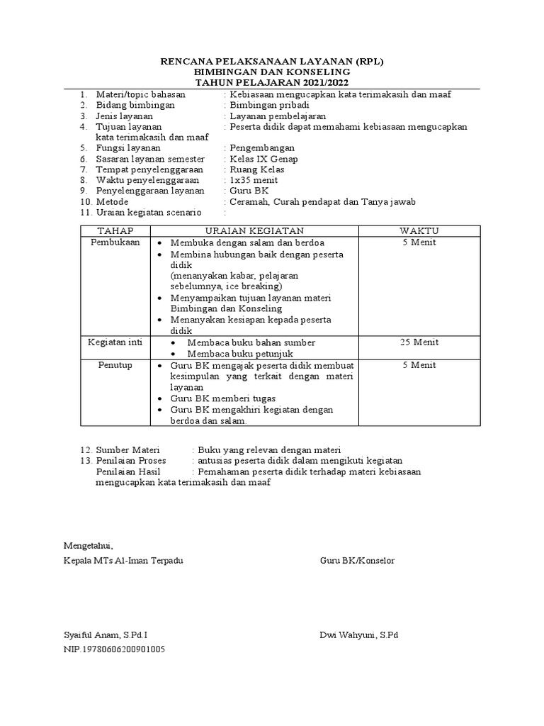 RPL BK Kelas 9 Kurikulum Merdeka | PDF | Karier & Perkembangan ...