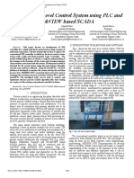 Pi Control of Level Control System Using PLC and Labview Based Scada