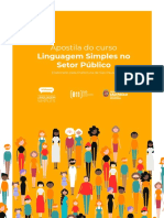 Apostila do curso Linguagem Simples no Setor Público