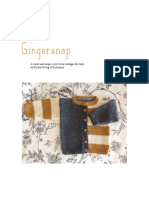 Gingersnap: A Sweet and Simple Color Block Cardigan For Baby by Kristen Rettig of Knitionary