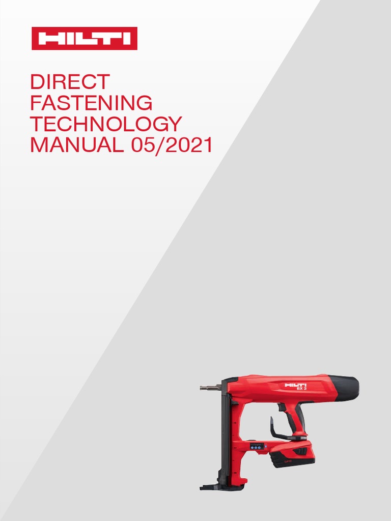 Direct Fastening Technology Manual Technical Information ASSET DOC ...