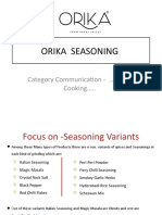Orika Seasoning: Category Communication - Easy Cooking .