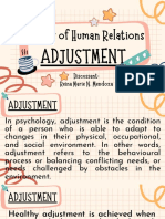 Arts of Human Relations: Adjustment
