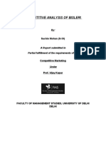 Competitive Analysis of Bisleri: Sachin Mohan (S-59)