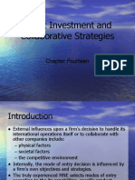 Direct Investment and Collaborative Strategies Chapter Fourteen