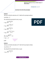 Exercise 11.1 Page No: 11.17: Differentiate The Following Functions From The First Principles: 1. e Solution