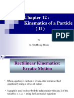 Kinematics of A Particle: by Dr. Toh Hoong Thiam