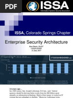 ISSA, Colorado Springs Chapter: Enterprise Security Architecture