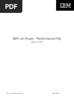 IBM I On Power - Performance FAQ