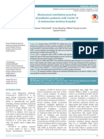 Mechanical Ventilation of Pediatric COVID-19 Patients