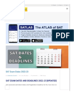 SAT Exam Dates & Deadlines 2022-23