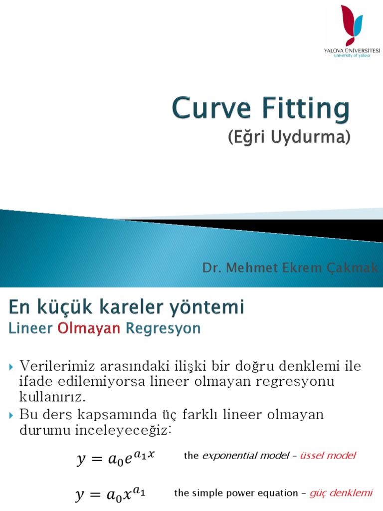 Curve Fitting Non Linear | PDF