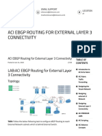 ACI EBGP Routing For External Layer 3 Connectivity - DCLessons