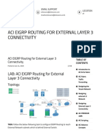 ACI EIGRP Routing For External Layer 3 Connectivity - DCLessons