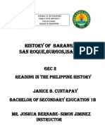 History of Barangay San Roque, Burgos, Isabela