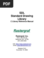 SDL Standard Drawing Library: C Library Reference Manual