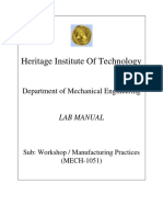 Lab Manual - Mech 1051 Ay 2021-2022 Even
