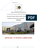 Ic Engine Lab Manual - Sumanta Banerjee