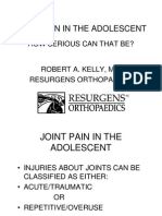 Joint Pain in Adolescent
