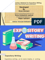 Expository Writing Supplementary Material