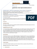 Primary Umbilical Endometriosis. Case Report and Discussion On Management Options