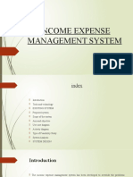 Income Expense Management System: Prepared by 19bsit031-Nisarg Master 19bsit052-Neh Patel