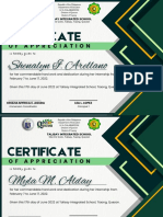 Green and White Simple Certificate