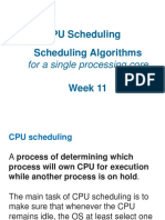 Scheduling Algorithms Update