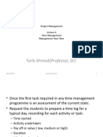 Tarik Ahmed (Professor, DR) : Project Management Time Management Management Your Time
