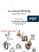 The Basics of Technical Writing
