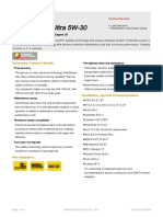 Technical Data Sheet for Shell Rimula Ultra 5W-30 Heavy Duty Diesel Engine Oil