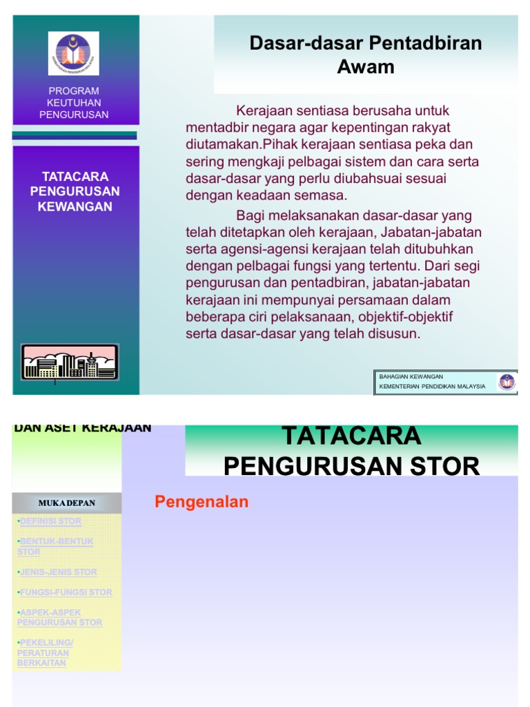 Pengurusan Stor Pdf