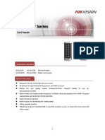 UD06307B - Spec of DS K1107 Series Card Reader - V2.0 - 20200103